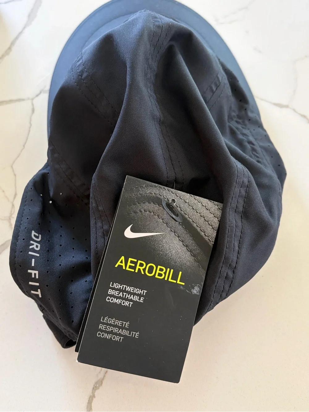 Nike Men’s Aerobill Black Dri-FIT Running Cap